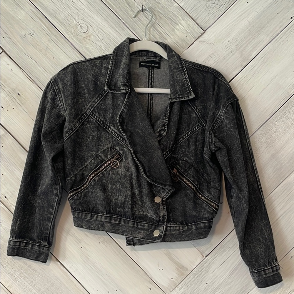Black Denim Women's Jacket